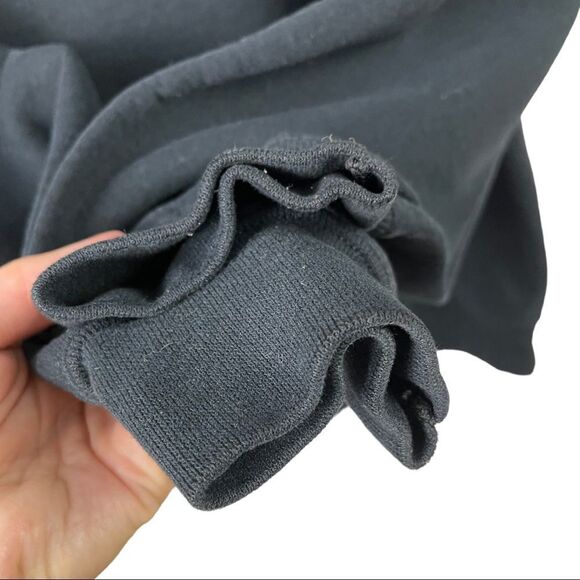 𝅺ARITZIA La Notte Black Tommaso Brooklyn Crewneck Sweatshirt Size M/L - Picture 7 of 8